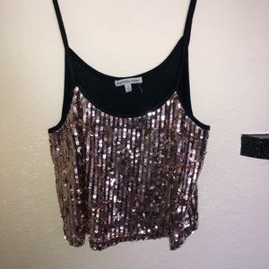 Sparkly crop top